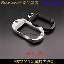 MST2011 NYTT ENGRAVING BULET CLIP WELL STI Printing CNC Metal Well Edge Protection Toy Accessories