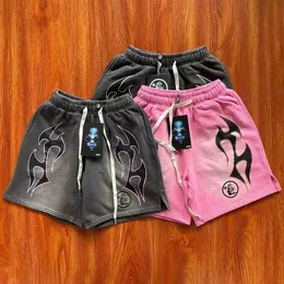 Męskie szorty projektant Hellstar Shorts Designer Shorts Shorts Women Women Bawełna Styl mody Para Szorty luźne dopasowanie najwyższej jakości cena hurtowa