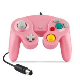 2024 mais novo 10 cores NGC Wired Game Controller Gamepad Joystick para Nintendo NGC Console Gamecube Wii U Cabo de extensão Turbo Dualshock Controladores Dropshipping