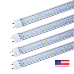 Estoque de tubos de LED em nós 4 pés tubo de led 28w linha dural quente branco frio 1200mm 1.2m smd2835 192pcs super brilhante fluorescente bbs Ac85-265V dro dhxf3