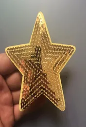 2018 nowe naklejki do odzieży Parches 20pc Gold Star Carzy do ubrania żelazko na łatach Akcesoria Akcesoria Oddanie 2104834
