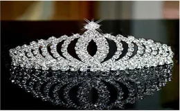 Crystal Tiaras och Crowns Wedding Hair Accessories Tiara Bridal Crown Wedding Tiaras for Brides Hair Ornament Billiga tillbehör3108836