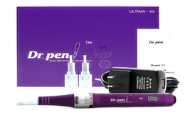 Laddningsbar trådlös Dr Pen X5W Derma Pen Auto Micro Needle justerbar 025mm25mm 5 Speed ​​Electric Dermapen6552733