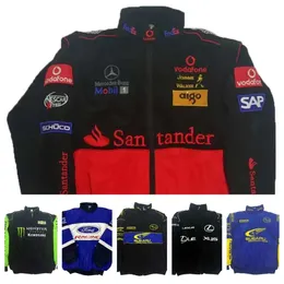 AF1 F1 Formula One Racing Jacket F1 Jesień i zima pełna haftowa bawełniana odzież Sprzedaż Ru