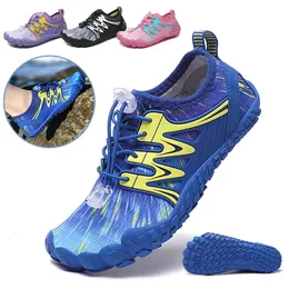 Детская обувь для плавания в воде, быстросохнущая пляжная обувь Aqua для мальчиков и девочек, спортивные кроссовки для босиком, детские сандалии для дайвинга, рыбалки и серфинга 240226
