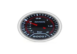 Dynoracing 2quot 52mm Universal 12V LED Smoke Len 102Bar Turbo Boost Gauge Meter Turbo Boost Meter7379083