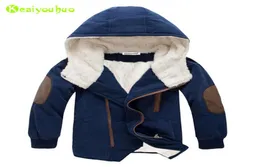 Children Jacket 2019 Winter Jacket For Boys Jacka barn Huva varm päls ytterkläder för pojkar tonårskläder 8 10 11 12 år T1353638