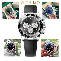 Watch Men 's AAA 2813 Watch RLX 자동 기계적 스포츠 및 레저 시계 40mm 스테인리스 스틸 세라믹 링 박스 Sapphire Luxury Watch U1 Watch U1Watch WatchAA