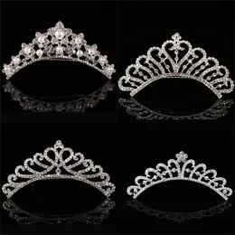 Fashion New Hair Accessories Alloy With Insert Comb Hair Hoop Bridal Crown Rhinestone Headbands 2401