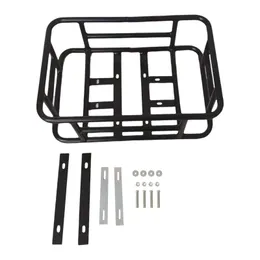 Metal Front Frame Bike Basket Rear Bike Basket Handlebar Bags Waterproof 240301