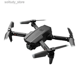 Dronlar LSRC LS-XT6 DRONE 4K HD Çift Lens Mini Drone WiFi 1080P Gerçek Zamanlı Şanzıman FPV Kameralar Katlanabilir RC Quadcopter Oyuncak Q240308