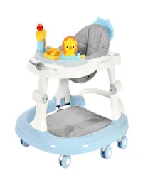 Andador de bebê com 6 rodas giratórias silenciosas, anti-capotamento, multifuncional, assento para caminhada, assistente de caminhada, brinquedo7685043