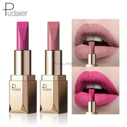 Rossetto Pudaier Kiss-proof Velluto nudo Rossetto opaco Labbra Trucco Impermeabile Morbido Stick labbra Crema Trucco Cosmetici Tinta Balsamo per labbra MatitaL2403