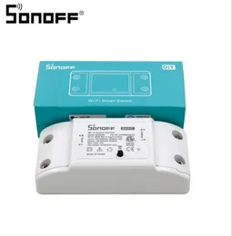 Smart Home Control Sonoff Podstawowy moduł przełącznika R2 Wi -Fi DIY bezprzewodowe zdalne przełączniki Domotica Square Controller House 77771216