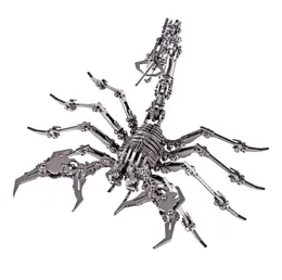 3D Metal Model Puzzle DIY Assembled Scorpion King Dragon Jigsaw Löstagbart Zodiac Steel Ornament Dropship 2202175845934