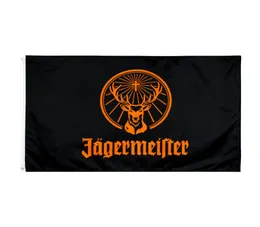 3x5fts 90x150cm Czarna Jagermeister Flag Factory Direct Whole podwójnie zszyte1615282