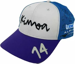 Alpine Racing F1 2022 Kimoa Takımı Fernando Alonso Japonya GP Şapka Beyaz