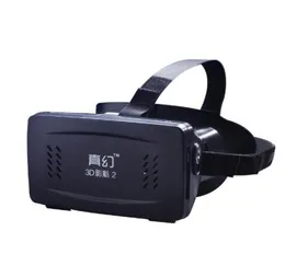 Ritech II Head Mount Plastic الإصدار VR VRITUAL Reality Glasses Magnet Control Google Cardboard for 3D Movies Games 356 Phone2972497