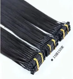 Extensão de cabelo pré-ligada 6D com comprimento 1403903926039039 05g por fio 150g300s por loteCabelo indiano brasileiro5467788