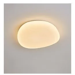 Lampki sufitowe Nowoczesne nordyckie modelowanie Pebble LED do sypialni salon w łazience domek oświetlenie wewnętrzne