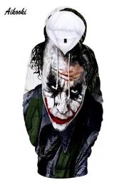 Aikooki New Joker Sweatshirts Men Men Hoodies Men Joker Suicide Squad Deads 3D Printing Hoodie Male Disual Trops Tops SH4315102