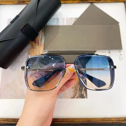 Güneş Gözlüğü Erkekler Tasarımcı Mach Altı Kadın Unisex Güneş Gözleri Orijinal Vintage Klasik İş Square Metal Frame UV400 Gradyan Polarize Tonlar Occhiali Uomo