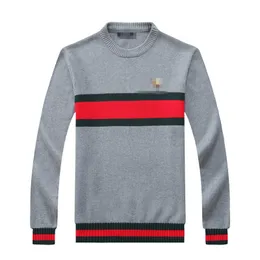 Klasyczna marka męskiej marki sweter vintage haftowany literę męską koszulę z kapturem okrągła szyjka sweter z miękkim wygodnym top sweter