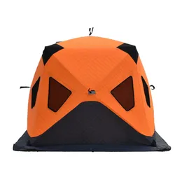 Fishing Tent for Winter Camping Upgrade 3-4 Person Outdoor Shelter Portable and Lightweight Angler Tent Waterproof and Warm 240223
