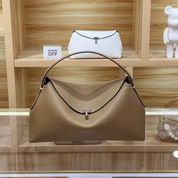 High quality crossbody handbag spring/summer 2024, new trendy and versatile, fashionable and luxurious, niche soft leather shoulder commuting women deigner grey