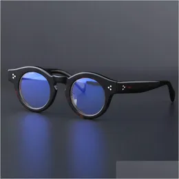 Moda óculos de sol quadros vazrobe vintage redondo óculos quadros masculino pequeno 4m grosso aro glasss homens preto tartaruga óculos espetáculo dh4je