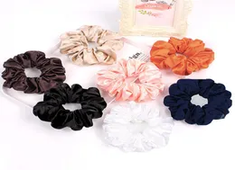 Fashion Reflect Light Hair Scrunchies Ponytail Holder Soft Stretchy Oversized 15cm Hair Elastic Rope Women Hairband Accessories6007054