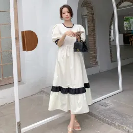 枕韓国スタイルマタニティビンテージドレス