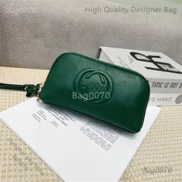 Designer Bag äkta lädertrend Enkel handtag Gripande huvudlager Kohud Små kvinnors nya mobiltelefon Crossbody Bag Model 4589