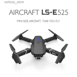 Drony LS E525 E88 Pro Drone 4K HD Dual obiektyw Mini Wi-Fi 1080p Transmisja FPV FPV Airecraft Kamery Składane RC Quadcopter Prezentacja Q240311