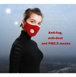 قناع الوجه مرشح الكربون قناع الوجه antifog و PM25 الأقنعة الكربونية المنشط القطن تنفس الصمام مصنع قناع الأقنعة كاملة 2183040