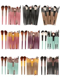 18pcs pędzle do makijażu Profesjonalne cienie cieni cienia do powiek READBOWWOWDER Make up pędzle