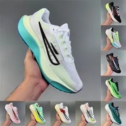 2023 Zoom Fly 5 Koşu Ayakkabı 5.0 Eliud Kipchoge Scream Green Nane Köpük Hayalet Yeşil Toplam Turuncu Siyah Beyaz Erkekler Kadın Spor Düşük Spor Ayakkabıları 36-45