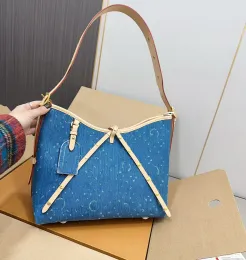 2024 Carryall MM Сумка через плечо Кошелек-тоут 46197 Carry All Сумка Кошелек для монет 2 комплекта Сумка для покупок Джинсовый рюкзак большой вместимости dhgate Crossbody Messenger