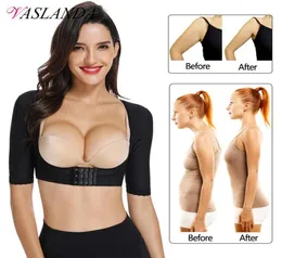 VASLANDA Upper Arm Shaper for Women PostSurgical Tops Arm Compression Slimming Shapewear Humpback Posture Corrector Shaper 2009223952182