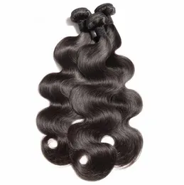 Brazilian Virgin Hair Bundles Human HairWeft Natural Color Weaves Straight Body Deep Wave Curly LooseWave Wavy HairExtensions6054001