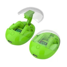 Pro One TWS Earphone Waterproof Sports Colorful Gaming Mini Hörlurar Trådlösa digitala skärmörlurar