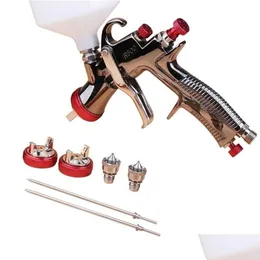 Spray Guns High Quality Lp 1.M R500 Air And 1.5Mm 1.7Mm 2.0Mm Replaceable Nozzlesfinish Painting Brush 221007 Drop Delivery Dhkij