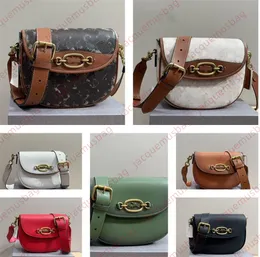 مصمم Co Saddle Bag Women CC Carriage مطبوعة Harley Crossbody حقيبة اليد على شكل C Willowsaddle Presbyopia أكياس رسول الكتف أعلى جودة