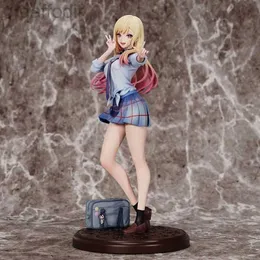 Action Figure Toy 28 cm Anime Figure My DressUp Darling Kitagawa Marin Costume da bagno uniforme scolastico sexy Collezione per adulti Modello Doll Toys 240308