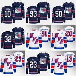 10 Artemi Panarin Hockey Jerseys 31 Igor Shesterkin 5 Ben Harpur 24 Kaapo Kakko 48 Kalynuk 88 Patrick Kane Ryan Lindgren Mikkola Custom Men