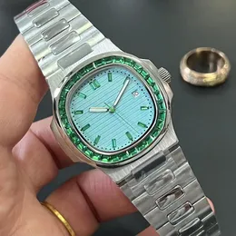 Luksusowy projektant Diamond Mens Watch Mens Wysoka jakość Montre Automatyczne ruchy zegarek 40 mm Materiał ze stali nierdzewnej Materiał Business Mens Watch