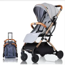 Folding Lightweight Baby Barnvagn för plan Travel Ultralight Baby Carriage PRAMS för barn Nyfödda Puschir8036403