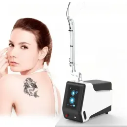 Tragbare Picolaser-Tattooentfernung ND YAG Pikosekundenlaser Augenbrauen-Tattooentfernung Carbon Peeling-Maschine