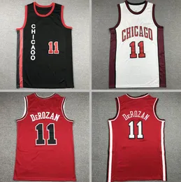 Jerseys de basquete DeMar DeRozan Black Branco Vermelho 2024 Cidade Homens Mulheres Juventude S-XXL Jersey Sport