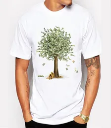 Funny Design Money Grows On Trees Printing T Shirt Men039s Fashion Summer Short Sleeve Novelty Tee Tops Camisetas7935113